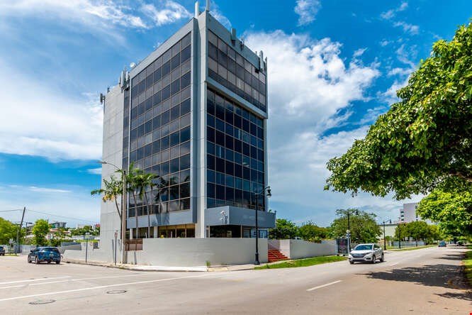 The commercial real estate lending office of Prime CRE Lenders located near the West Brickell area in Miami, Florida.