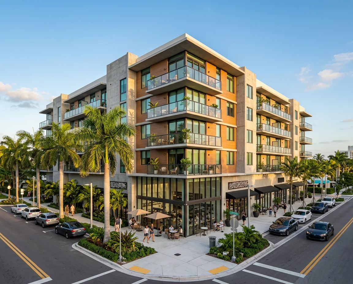 Multi-family and mixed-use apartment building in Miami – multifamily property loans