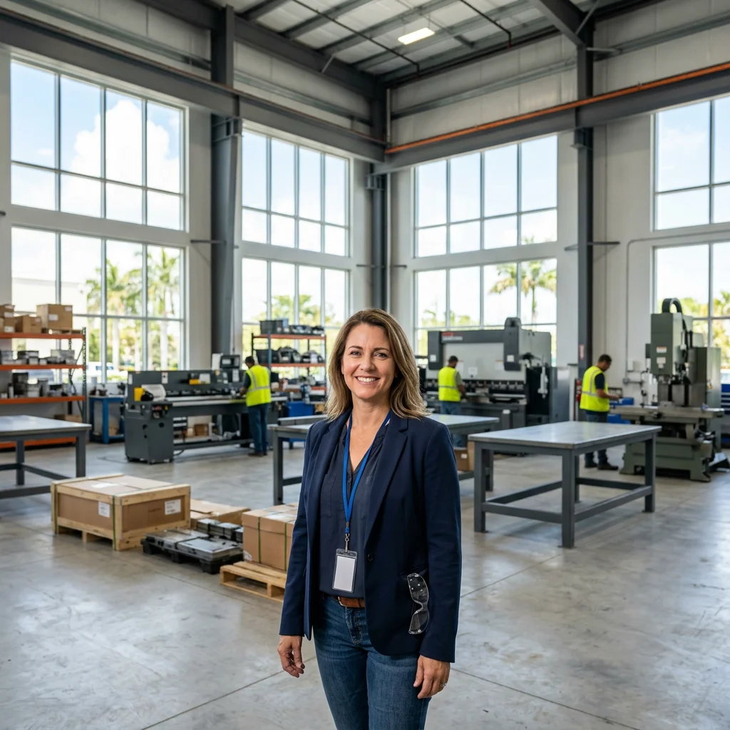 Business owner in her owner-occupied facility – SBA 7(a) and 504 loans for real estate and equipment